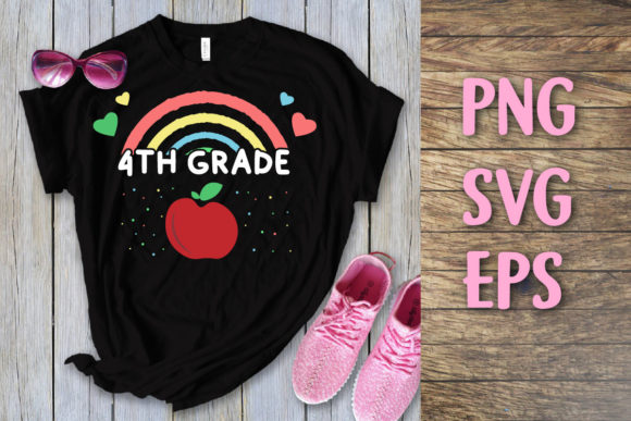 4th Grade Back to School SVG & T-Shirt Designs