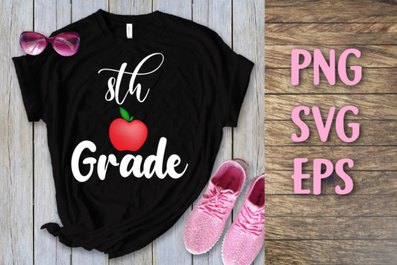 Back to School 8th Grade SVG: T-Shirt Designs & Graphics