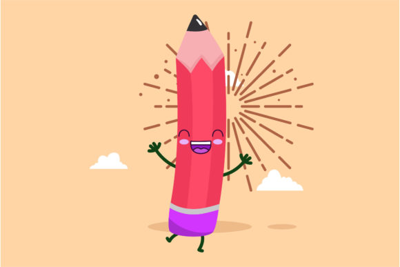 Back to School Kawaii Cloud Style Graphics and Icons