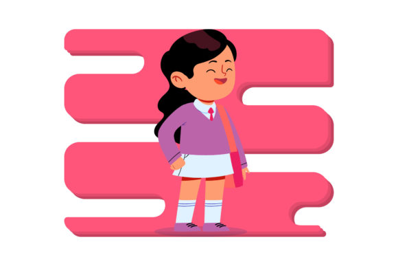 Back to School Student Vector Graphics