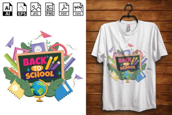 Back to School T-shirt Design- 04: Graphics & T-Shirt Designs Reviewed