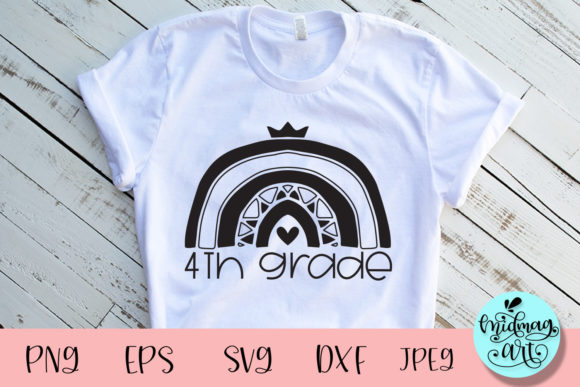 Fourth Grade SVG: A Smart Graphics Choice for T-Shirt Designs