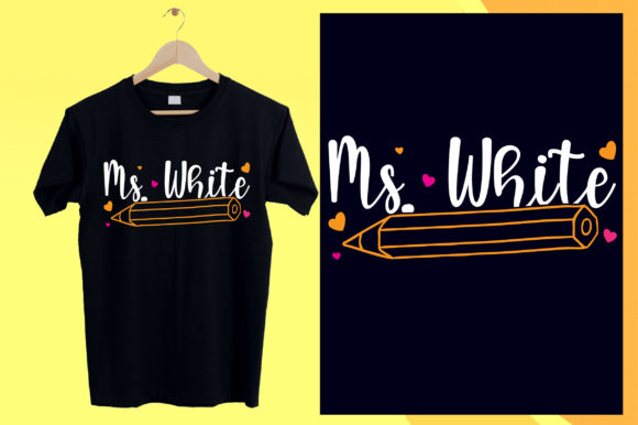 Ms. White T-Shirt Design: Back to School Review
